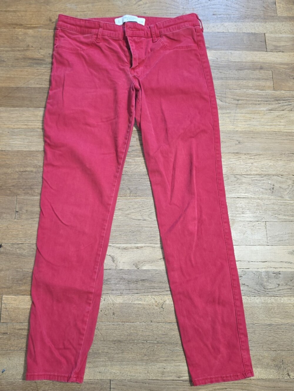 Abercrombie & Fitch Hot Pink Skinny Jeans